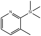 3-甲基-2-(三甲基矽基)吡啶 结构式