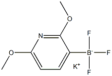 POTASSIUM 2,6-DIMETHOXYPYRIDINE-3-TRIFLUOROBORATE 结构式