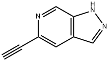 5-乙炔基-1H-吡唑并[3,4-C]吡啶 结构式