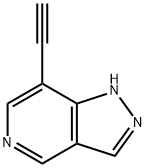 7-乙炔基-1H-吡唑并[4,3-C]吡啶 结构式