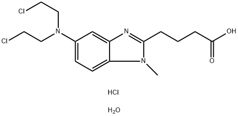 盐酸苯达莫司汀一水合物 结构式