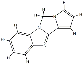 5H-Pyrrolo[1,2:3,4]imidazo[1,5-a]benzimidazole(9CI) 结构式