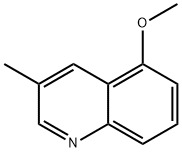 5-Methoxy-3-methylquinoline 结构式