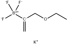 (3-乙氧基丙-1-烯-2-基)三氟硼酸钾 结构式