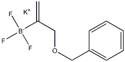 (3-(苄氧基)丙-1-烯-2-基)三氟硼酸钾 结构式