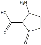3-Amino-1-oxo-tetrahydro-thiophene-2-carboxylic acid 结构式
