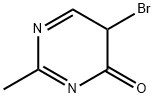 5-溴-2-甲基-4(1H)-嘧啶酮 结构式