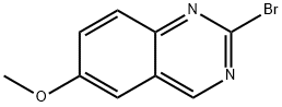 2-溴-6-甲氧基喹唑啉 结构式