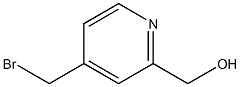 (4-(bromomethyl)pyridin-2-yl)methanol 结构式