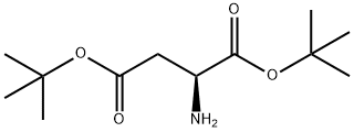 (S)-2-氨基琥珀酸二叔丁酯 结构式