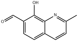 8-羟基-2-甲基喹啉-7-甲醛 结构式