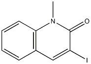 2(1H)-Quinolinone,3-iodo-1-methyl-(9CI) 结构式