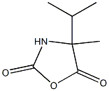 2,5-Oxazolidinedione,4-methyl-4-(1-methylethyl)-(9CI) 结构式