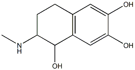 1,6,7-Naphthalenetriol,1,2,3,4-tetrahydro-2-(methylamino)-(9CI) 结构式