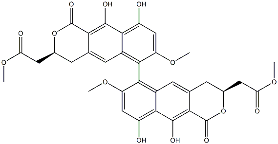 (-)-Viriditoxin 结构式