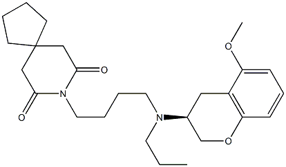 化合物 ALNESPIRONE 结构式