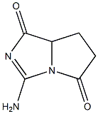 1H-PYRROLO[1,2-C]IMIDAZOLE-1,5(6H)-DIONE,3-AMINO-7,7A-DIHYDRO-(9CI) 结构式