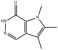 7H-Pyrrolo[2,3-d]pyridazin-7-one,1,6-dihydro-1,2,3-trimethyl-(9CI) 结构式