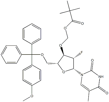 3-N-Boc-5''-O-dimethoxytrityl-3''-fluoro-thymidine