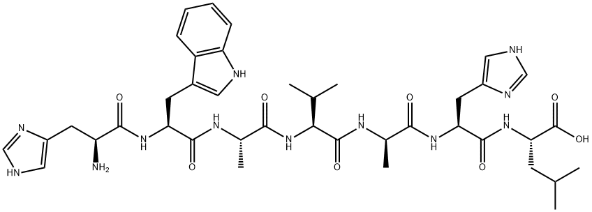 gastrin releasing peptide (20-26), Ala(24)- 结构式
