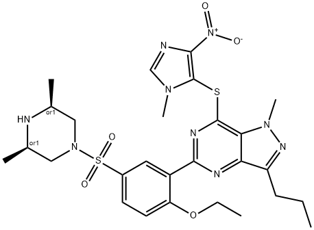 莫他哌那非 结构式