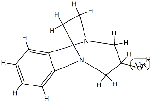 1,5-Ethano-2H-1,5-benzodiazepin-3-ol,3,4-dihydro-,(1-alpha-,3-bta-,5-alpha-)-(9CI) 结构式