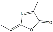 5(2H)-Oxazolone,2-ethylidene-4-methyl-(9CI) 结构式