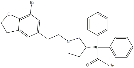 7-Bromo Darifenacin 结构式