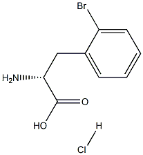 (R)-2-溴苯丙氨酸盐酸盐 结构式