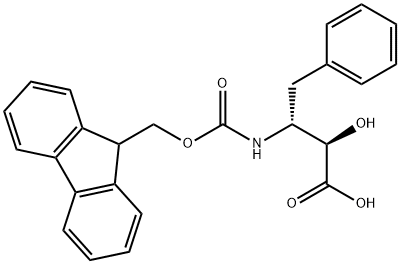 N-(9H-Fluoren-9-yl)MethOxy]Carbonyl (2R,3R)-3-Amino-2-hydroxy-4-phenyl-butyric acid 结构式