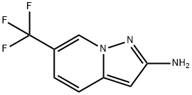 6-(三氟甲基)吡唑并[1,5-A]吡啶-2-胺 结构式