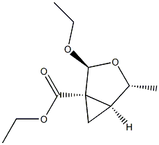 3-Oxabicyclo[3.1.0]hexane-1-carboxylicacid,2-ethoxy-4-methyl-,ethylester,(1alpha,2bta,4alpha,5alpha)-(9CI) 结构式