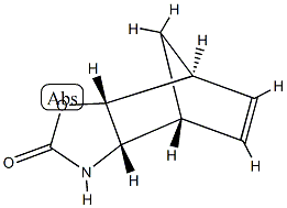 4,7-Methanobenzoxazol-2(3H)-one,3a,4,7,7a-tetrahydro-,[3aS-(3a-alpha-,4-alpha-,7-alpha-,7a-alpha-)]-(9CI) 结构式