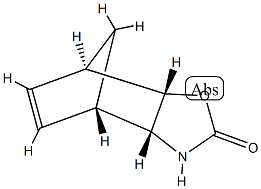 4,7-Methanobenzoxazol-2(3H)-one,3a,4,7,7a-tetrahydro-,[3aR-(3a-alpha-,4-alpha-,7-alpha-,7a-alpha-)]-(9CI) 结构式