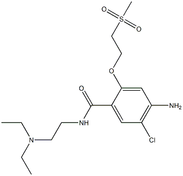 甲氧氯普胺砜化物 结构式