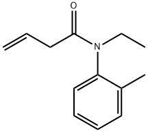 N-Ethyl-3-buteno-o-toluidide 结构式