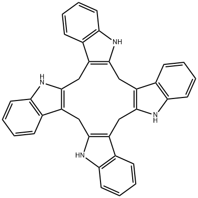 5,6,11,12,17,18,23,24-八氢环十二碳六烯并[1,2-B:4,5-B:7,8-B:10,11-B]四吲哚 结构式