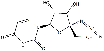 4'-叠氮基尿苷 结构式