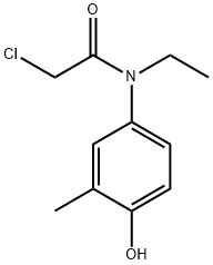 2-chloro-N-ethyl-N-(4-hydroxy-3-methylphenyl)acetamide 结构式