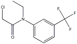 2-chloro-N-ethyl-N-(3-(trifluoromethyl)phenyl)acetamide 结构式