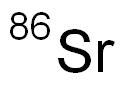 锶86同位素 结构式