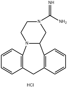 2-N-carboxamidinonormianserin 结构式