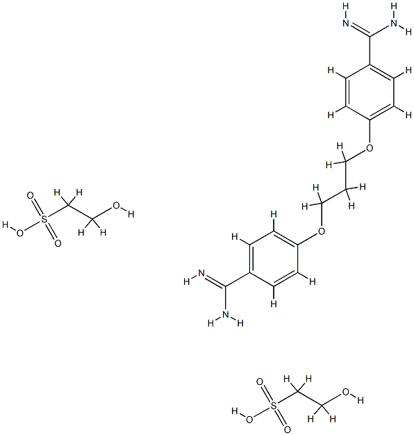 普罗帕脒二羟乙磺酸盐 结构式