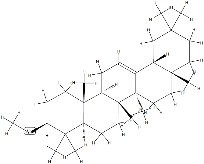 3β-Methoxyolean-12-ene 结构式