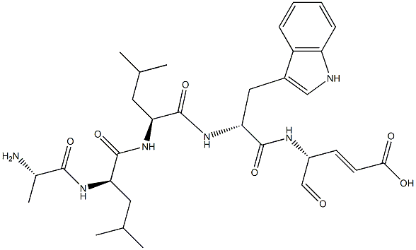 Cyclo(leu-leu-trp-glu-ala) 结构式