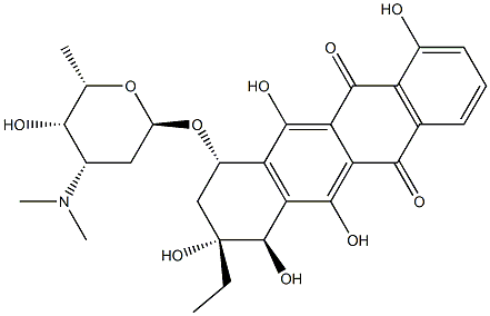 紫红霉素 B 结构式