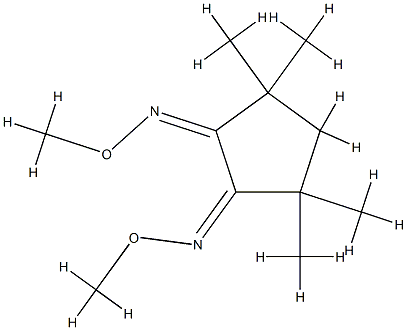 Cyclopentane-1,2-dione, 3,3,5,5-tetramethyl-, bis(o-methyloxime)-, (Z, Z)- 结构式