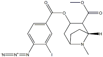 3-iodo-4-azidococaine 结构式