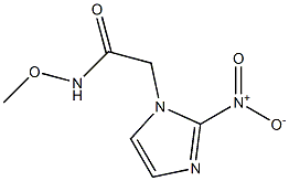 2-nitroimidazole-1-methylacetohydroxamate 结构式
