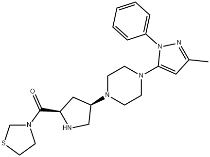替尼格列汀(2R,4R)- 异构体杂质 结构式